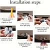 2 Pcs Never Fade Door Light Logo, Projection Ghost Shadow