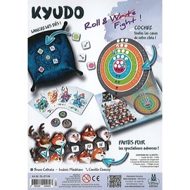 IMMERSION Kyudo – The Way of the Arc – Board Game Roll & Fight – 2 to 4 Players – Approximately 25 min – From 7 Years Old – Offline – Bruno Cathala and Ludovic Maublanc