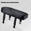 WEZCHUGHAOL Bicycle Rear Rack Cushion Seat, Black Leather-Look Padding, Detachable