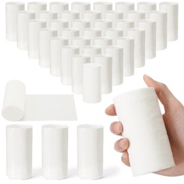 Maitys 40 Rolls Travel Toilet Paper Individually Wrapped, Travel Toilets Papers to Go Packs, Coreless Compact Soft Tissue for RV, Camping, Hiking, Backpacking, Outdoor Trips