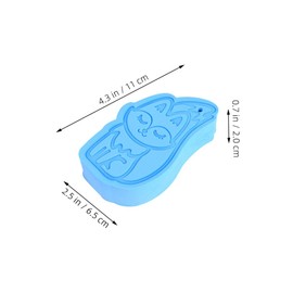 OATIPHO 4pcs Bath Sponge High Density Exfoliating Sponge for Soft Design Gentle Cleansing for Bath Smooth Texture for Cleaning