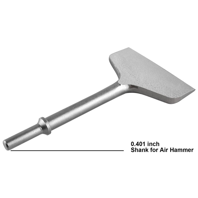 Firecore 4-inch Wide Air Chisel Bit, 0.401 Inch Shank Tile