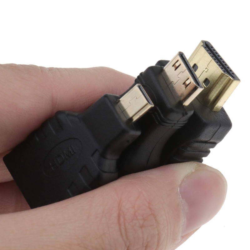 EMSea 10Pcs HDMI Adapter Kit, HDMI to Mini HDMI/Micro HDMI
