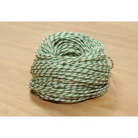 50 m - Green & White Bakers, Butchers, Craft, Parcel String Twine