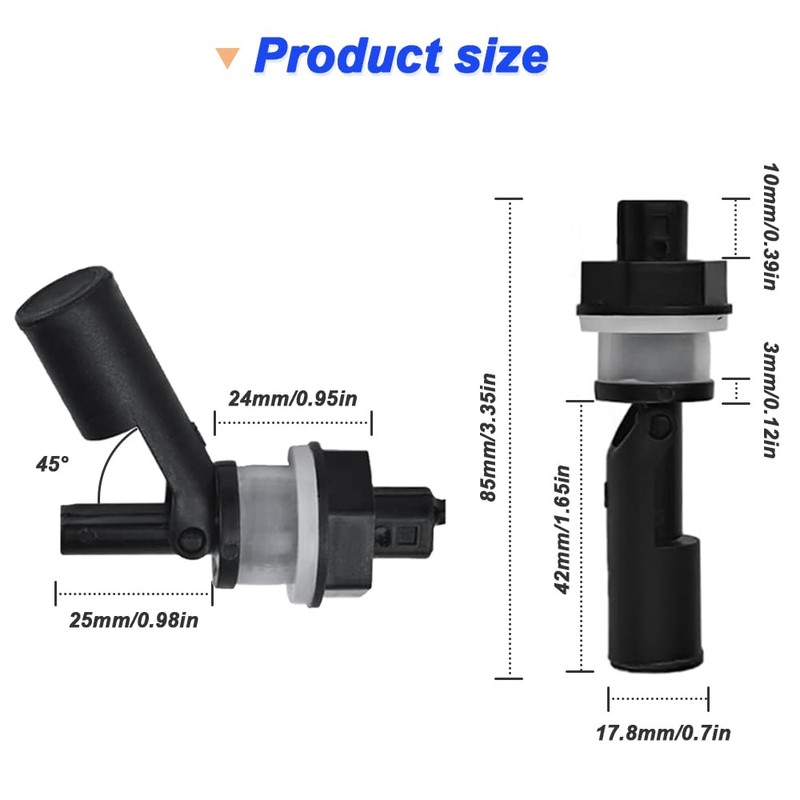 Xiatiaosann Float Switch, Side Mount, Float Switch with Liquid Level