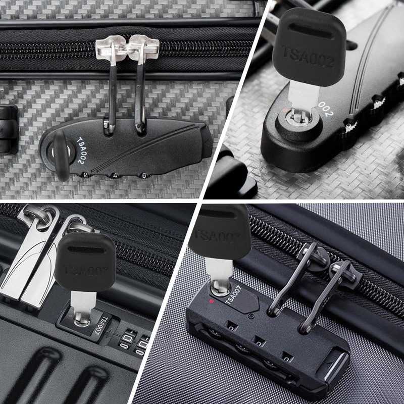Ancable TSA Key 007, Pack of 2 TSA007 Keys, Multifunctional
