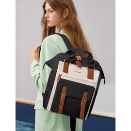 LOVEVOOK Laptop Backpack For Women, Teacher Work Computer Backpack with Laptop Compartment, Nurse Bags Business Laptop Bag Purse, Water-Resistant Travel Back pack College Backpack, 15.6 Inch, Upgraded