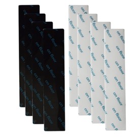 SEIWEI 16PCS Reusable Rug Grippers, Rectangle Waterproof Powerful Rug Pad Stick On Carpet Rug for Wooden, Hard Floors, Area Rugs, White