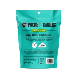 BIXBI Pocket Trainers - Grain Free Low Calorie Dog Training Treats, Bacon, Chicken, Peanut Butter, Salmon, 6 oz, 1 Pouch