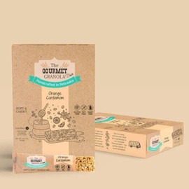 Tangy Orange Vanilla Granola Bars | 12 Pack | Refreshing Taste | The Gourmet Granola