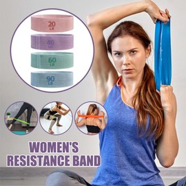 Exercise Bands | Workout Resistance Bands for Training 4-Pieces,Gym Exercise Training Stretching Pull Straps for Glutes Thighs Body Waist Legs Muscles Strength