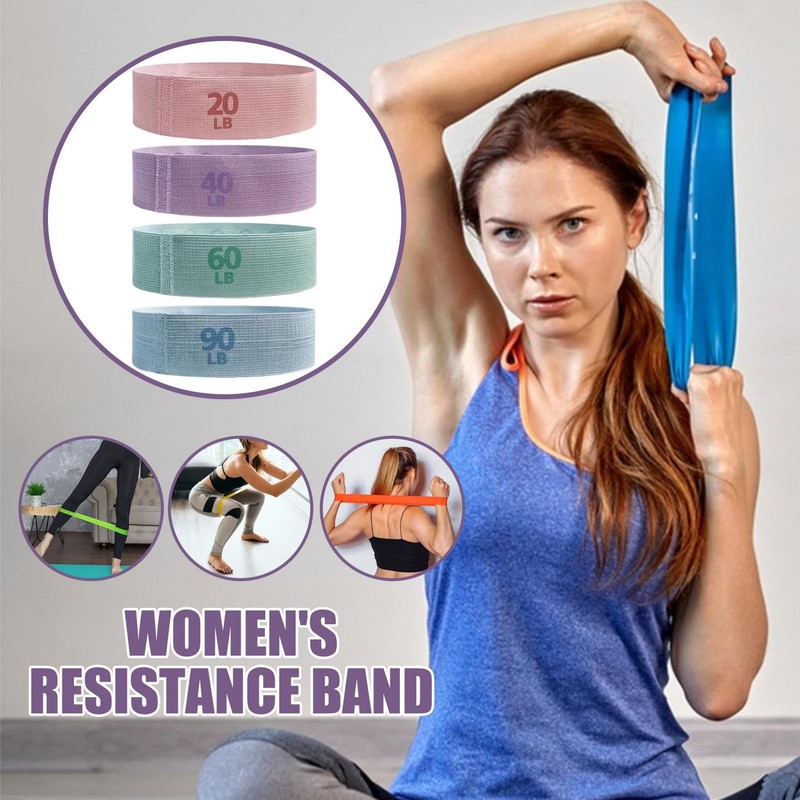 Exercise Bands | Workout Resistance Bands for Training 4-Pieces,Gym Exercise