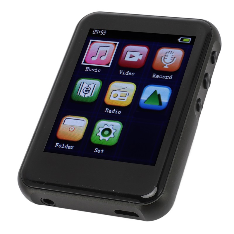 1.5 Inch Portable MP3 Player Capacitive Touch Control AI Noise