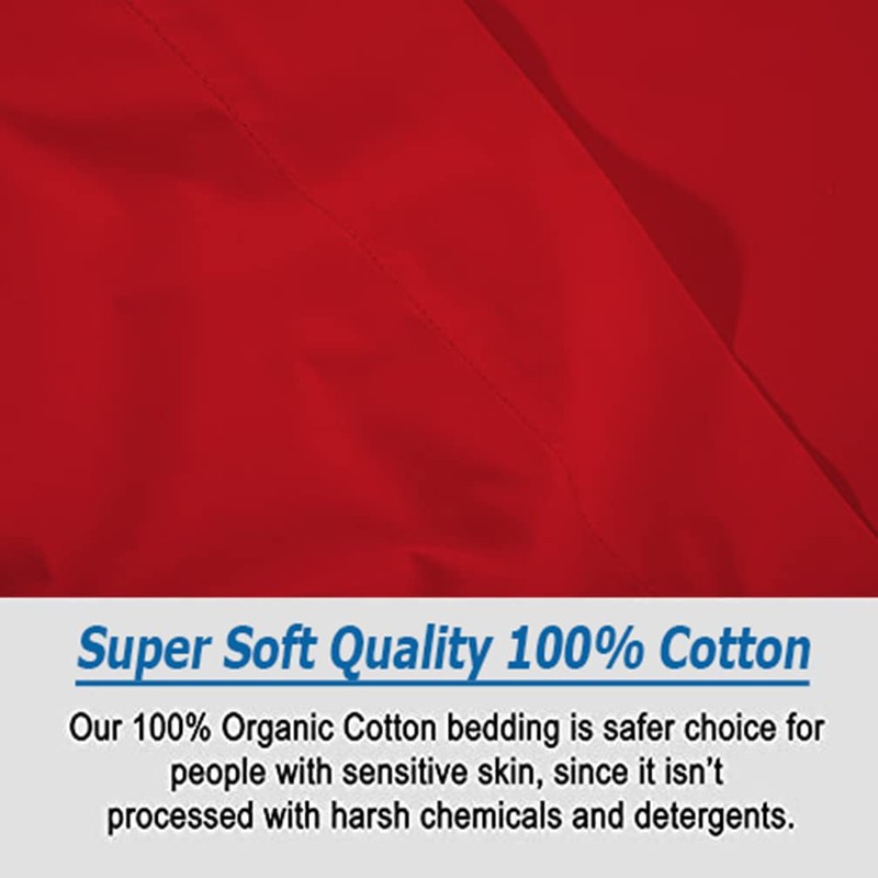 Fitted Sheet 100% Egyptian Cotton 200 Thread Count 25cm Deep