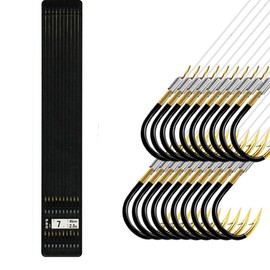 FOLANDO 10 pieces carp fishing hair rigs set, curved carp hook, barbed hook, carp hook, handmade carp rigs, fishing accessories #8