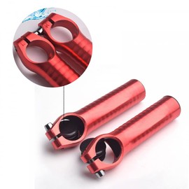 MTB Bar Ends, 1 Pair Ultralight Bicycle Horns, Short Aluminium Alloy Handlebar End for 22.2 mm Handlebars