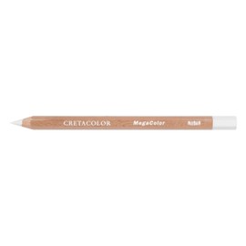 CRETACOLOR MegaColor Colored Pencil, 1 Count (Pack of 1), Permanent White