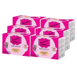 Marylou’s Coffee – Banana Nut Bread Flavored Gourmet Coffee – Single Serve Coffee Pods, Compatible with Keurig Brewers – 72 Pods