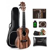 Caramel Concert Ukulele, CC207-23 inch KOA Acacia Wood Ukelele for