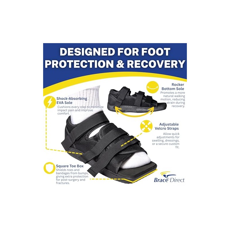 Brace Direct Post Op Shoe, Broken Toe, Bunion & Stress