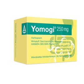 Yomogi 250 mg, for the treatment and prevention of diarrhoea, pack of 50