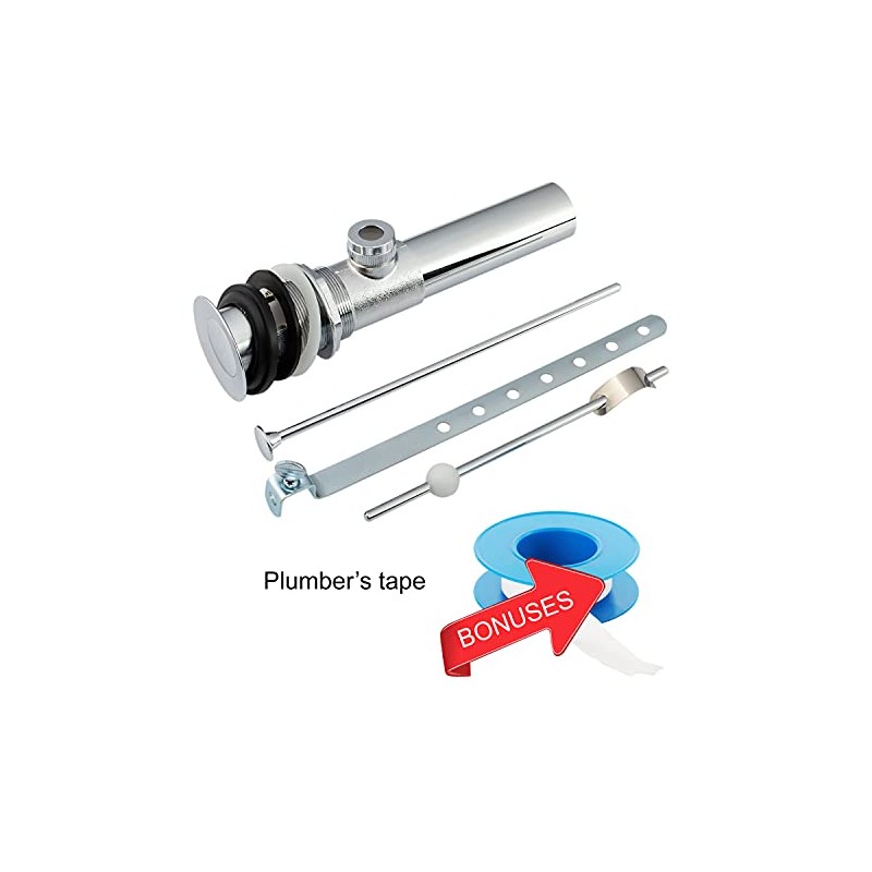 Artiwell Sink Pop-Up Drain Stopper Assembly with Lift Rod and