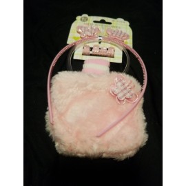 Momentum Brands Set Of Small Tote Bag And Hair Accessories For Girls Multicolored ~ 12 pieces.