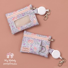 Pampa Tutu Pass & Key Case (with Reel), Pass Case, IC Card Case, Commuter Holder, Double-Sided, Extendable, Coin Case, ID Card Holder, School Commuting, My Melody