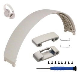 umvowuxa 2 Sets Studio Pro Headband Replacement Parts & Replacement Hinge Compatible with Beats Studio Pro and Studio 3 Headphones, Studio Pro Replacement Headband Metal Repair Parts (Sandstone)