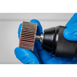 Sealey Ø40 x 20mm Abrasive Flap Wheel Ø6mm Shaft Assorted Grit - Pack of 5 FW4020ASS