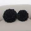 SARO LIFESTYLE Flower Shaped Felt Throw Pillow