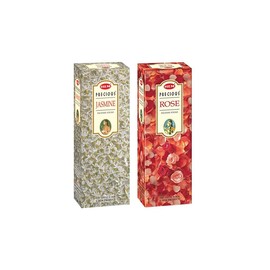 Hem Jasmine & Rose Incense Sticks (Pack of 2 Boxes) Total 240 Sticks
