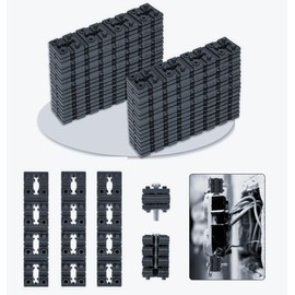 100pcs Outlet Spacers for Electrical Box, Electrical Outlet Spacers Shims Switch and Receptacle Spacer Socket Electrical Box Extender for Loose Outlet Electric Switch (Black)