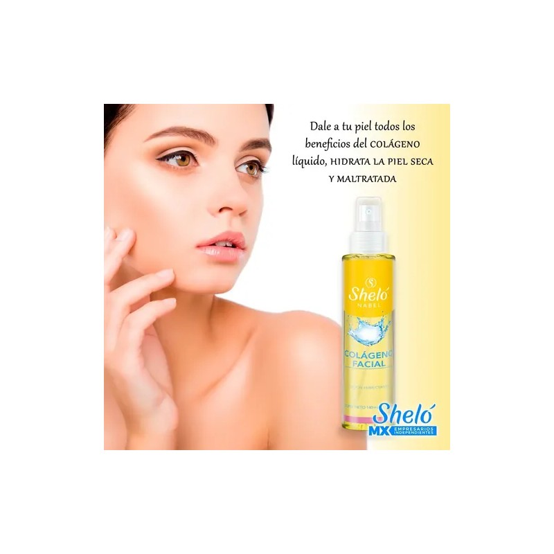 Colageno Liquido Facial Hidratante Antiarrugas 140 Ml Shelo