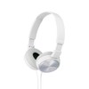 Sony MDR-ZX310 Audífonos de Diadema Plegables con micrófono, Blanco
