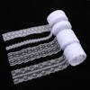 44 Yards White Lace Ribbon Crochet Lace Trim with Scalloped
