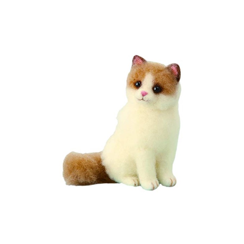 Hamanaka H441-537 Wool Felt Kit, Made in Aclaine, Cute DOG