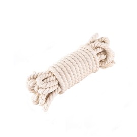 8 mm x 20 m macrame cotton cord, thick cord, used for curtains, loungers, DIY knitting modelling, gardens and pets, simple and generous, thick cotton rope