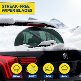 16 inch Rear Wiper Blade Compatible with Lincoln Navigator 2016~2009 Ford Expedition Mute 2016~2009 Car Back Window Wiper blades 16J