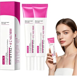 3pcs Crema Despigmentante con Arbutina 7% y Ácido Tranexámico 4%,Crema Aclarante Facial para Manchas Oscuras,Pecas y Pigmentación,Corrector de Tono Desigual,Hidratante Iluminadora para Rostro y Cuerpo (2pcs)