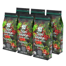 Juan Valdez Coffee Organic Gourmet Medium Roast Ground Colombian Coffee ,10 oz (Pack of 6)