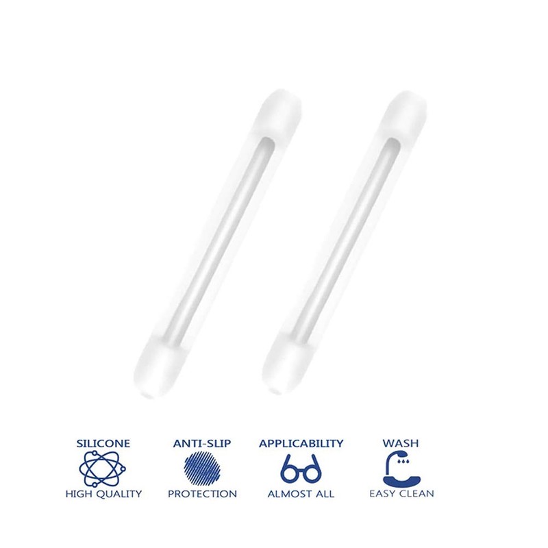 Silicone Glasses Ear Grip Hooks, Sport Eyeglass Strap Holder Temple