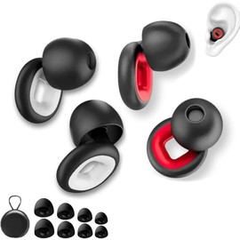 Artevive Moto Earplugs-27 Db, Artevive Earplugs, Artevive Earplugs Motorcycle, Ear Plugs, Artevive Earplugs Motorcycle – Ultra-Comfy Reusable Noise-Reducing Earplugs for Sleep, Focus (Mix, 1)