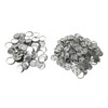 100 Sets Blank Button Badge Parts Set Round Shape Rust