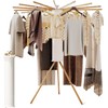 Clothes Drying Rack Foldable,Laundry Drying Rack,Drying Rack Clothing(16 Wood Poles),Clothes