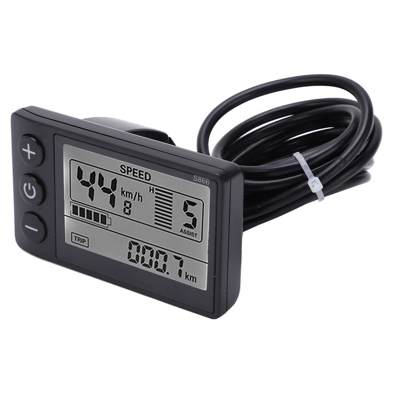 Medidor de pantalla LCD de bicicleta eléctrica, panel de control