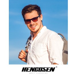 Sunglasses Men Polarized Sunglasses for Men Women Classic Sports Sun Glasses Driving Running Fishing with UV400 Protection (3 Pack) Black+Red decoration