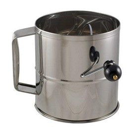 Crestware SFS08 Stainless Steel 8 Cup Flour Sifter