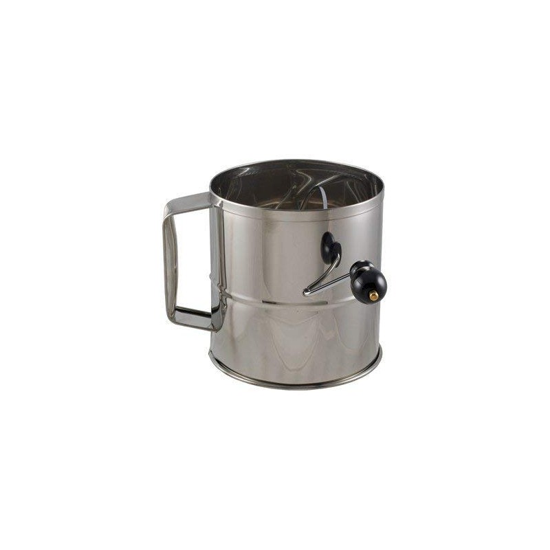 Crestware SFS08 Stainless Steel 8 Cup Flour Sifter