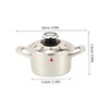 NOLITOY 2pcs Retro Mechanical Kitchen Timer with Loud Alarm Countdown